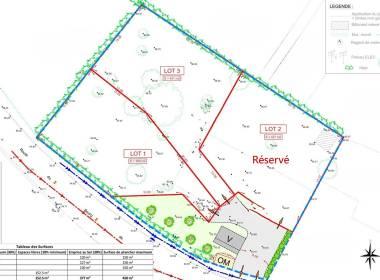 Terrain  pièces m²